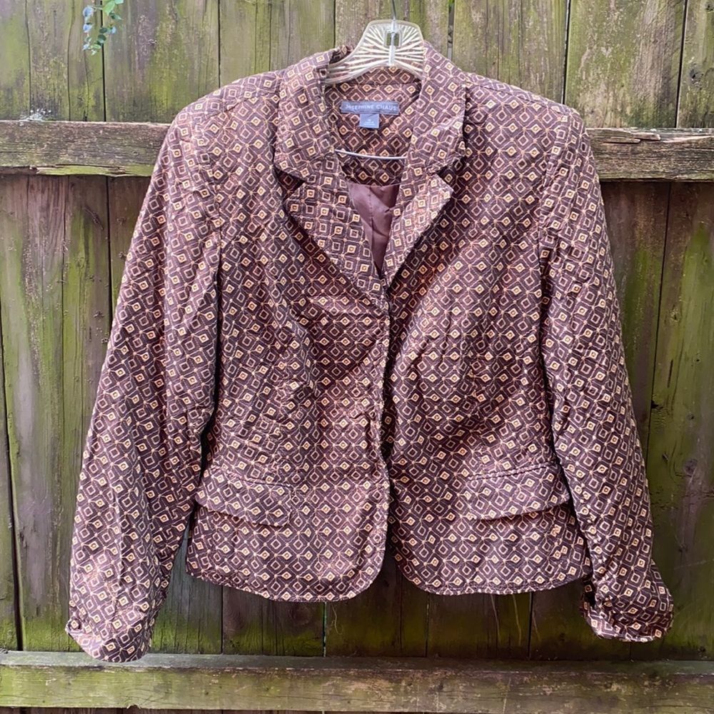 Josephine Claus shimmer blazer sz. 16